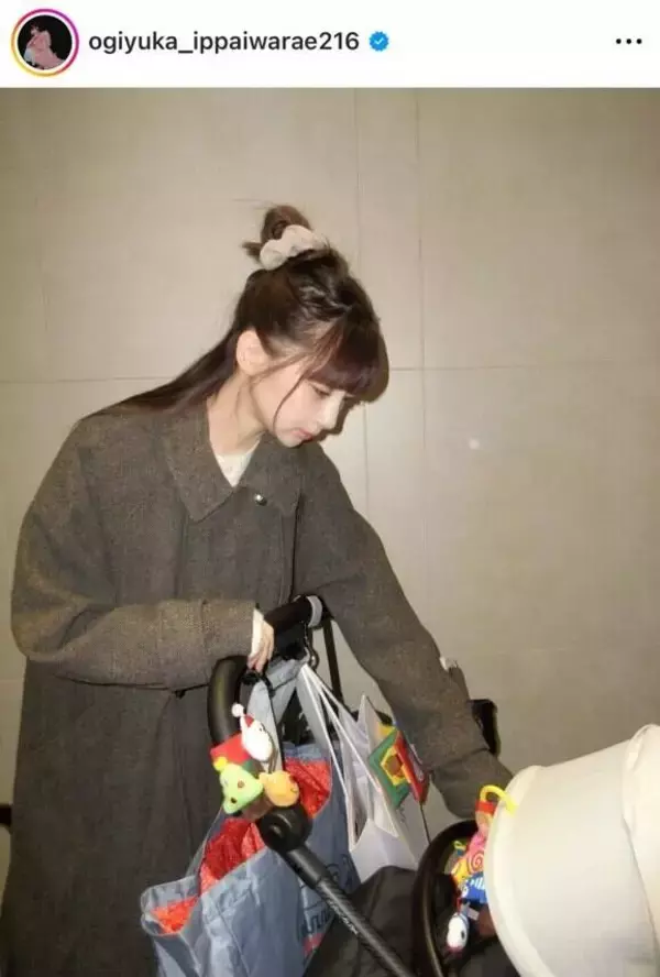 ９月に第１子出産の荻野由佳、「癖になっちゃってる笑」子育てあるあるにファン共感「わかる～」