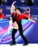 「【五輪】「りくりゅう」三浦璃来、木原龍一は驚異の８２・８４点、自己ベストで首位…フィギュアスケート団体」の画像1