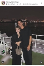 妻は元「ミス学習院」元サッカー日本代表の夫婦ショット！「全力応援」イケメン夫の７歳年上…松宮なつ