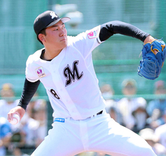【ロッテ】ドラフト１位・石垣元気「自信を持って投げることができました」ファーム３試合目の登板で初めて無失点