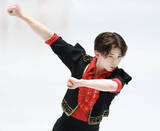 「【全日本フィギュア】１７歳・中田璃士は８９・９１点で３位発進　強豪シニア勢に「負けないように」」の画像1