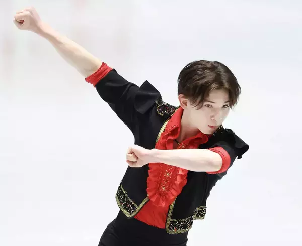 【全日本フィギュア】１７歳・中田璃士は８９・９１点で３位発進　強豪シニア勢に「負けないように」