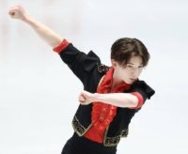 【全日本フィギュア】１７歳・中田璃士は８９・９１点で３位発進　強豪シニア勢に「負けないように」