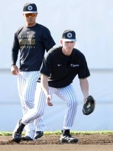 【阪神】新外国人・ディベイニーはまじめでひたむき　藤田芽生記者が「見た」　遊撃のレギュラー奪取へキャンプ５度目の早出特守