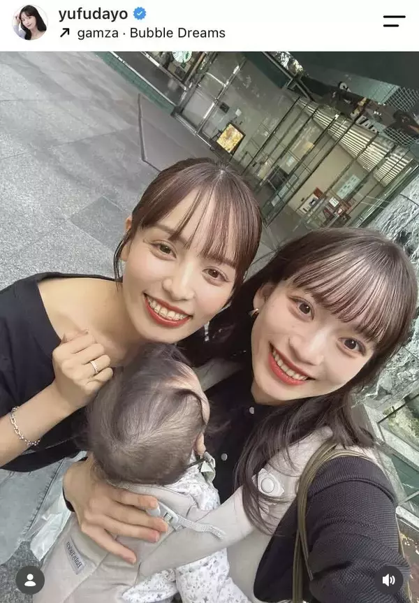 夫はサッカー日本代表！美人モデル妻、赤ちゃんの顔が…「なんとも愛おしい」「大きくなってる」一時帰国の由布菜月