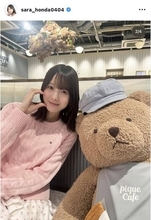 「どんどん美人さんに」１８歳・本田紗来の“可愛い大渋滞”ショットに「天才癒されます」「最高」「一段と可愛く」