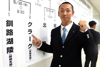 【高校野球】クラークの“ノーノー”右腕・佐々木俊介が地元で大記録達成だ　滝川西戦は８回参考「（次は９回ノーノーを）狙います」