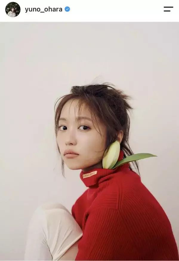 「花の向こうはどうなってるの？」大原優乃の“ミステリアスショット”に騒然「反則だよ」「ズキュンと」「他にない切り口！」