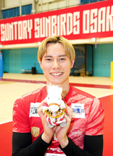 高橋藍、生後４か月の愛犬が日々の支えに…今年の抱負はサントリー連覇＆ロス五輪切符獲得