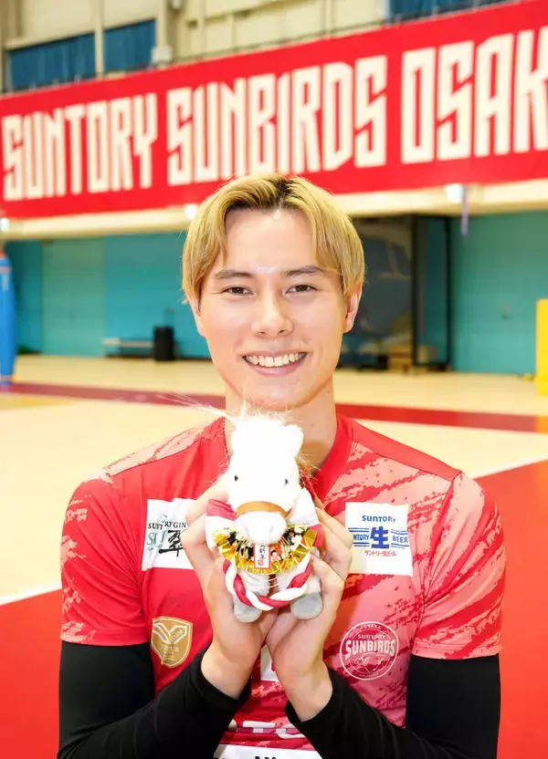 高橋藍、生後４か月の愛犬が日々の支えに…今年の抱負はサントリー連覇＆ロス五輪切符獲得