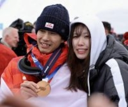 【五輪】堀島行真　４年間支えた妻・ 輝紗良さんに感謝「この先も家族という時間はずっと続くので、これからもよろしくお願いします」…モーグル男子２大会連続銅メダル