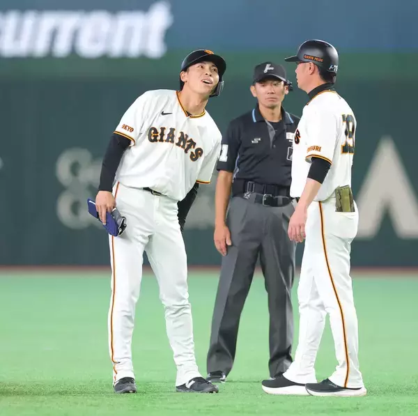 【巨人】阿部監督、平山功太は「ちょっと時間かかるかもしれません」走塁中に左太もも裏痛めて交代