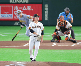 【巨人】井上温大が初回２失点　２四球＆連打で先制許す　チーム最多１０勝左腕