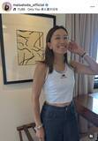 「田中将大の妻・里田まい…タンクトップ×デニム姿で夏満喫「大興奮」「たまらんな」旅先ショット大公開」の画像1