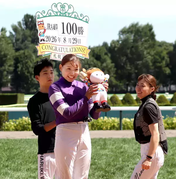 小林美駒騎手がデビュー４年目でＪＲＡ通算１００勝達成「こんなにうまくいくとは…」　札幌リーディング単独トップに躍り出る
