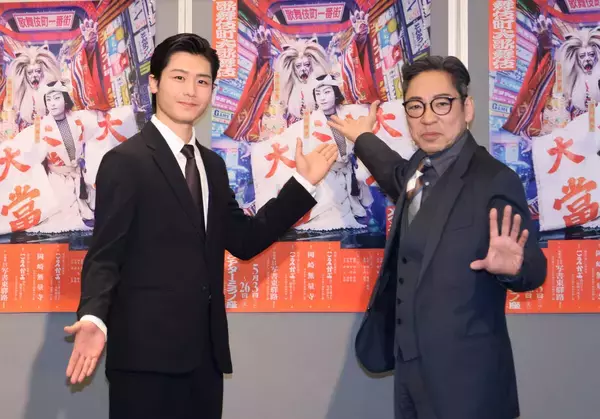 市川中車「私と息子の團子でやらせていただくこと、ありがたく、光栄」　歌舞伎町大歌舞伎は化け猫役で宙乗り　團子は１３役早替わり