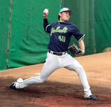 「【ヤクルト】高梨裕稔が約８０球のピッチング「焦らずにしっかりやっていければ」」の画像1