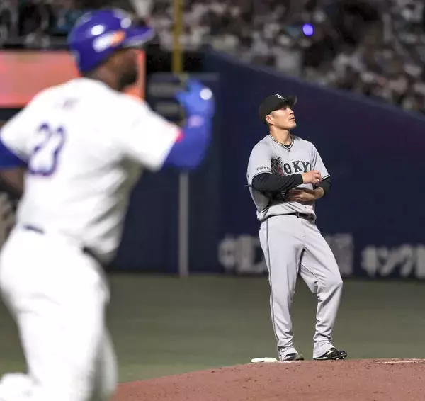 【巨人】悔いの残る唯一の「抜けスラ」則本昂大あぁ一発に泣く…バンテリンドームに怪力サノーの快音が響き渡る　中日は１２球団最遅の今季初勝利