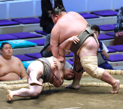 【大相撲】東海大柔道部出身・岡田、ウルフアロンのＧ１初勝利を力に白星発進　幕下復帰へ「５勝しないと。頑張ります」