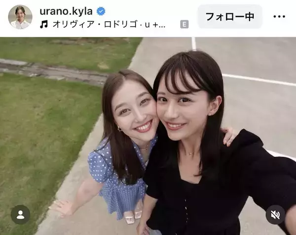「月一で会ってる」ＴＢＳ浦野芽良アナと同期テレ東アナの「距離感がカップル」２ショが話題！