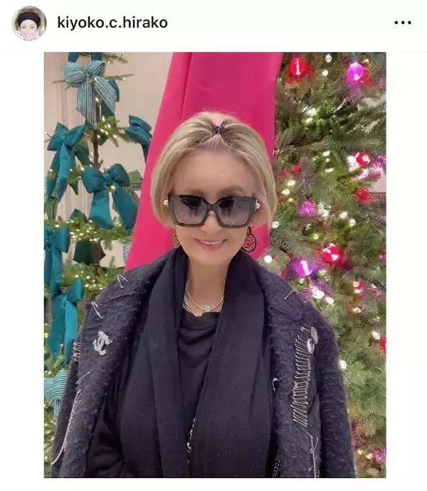 平子理沙の８５歳美人母、親子ショットに騒然！「お元気そうなママ」「いつまでも美しくてステキです」と反響