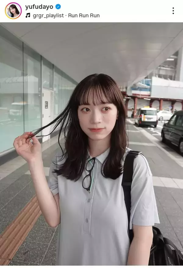 「すごく可愛くてキレイ」Ｗ杯日本代表・上田綺世のモデル美人妻　ブルーワンピ姿「現地かと」由布菜月に反響
