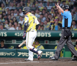 【阪神】元阪神右腕へ甲子園特大ブーイング！　大山悠輔、元同僚・藤浪晋太郎から左臀部に死球受ける　打線は藤浪対策の「オール左打者」措置取らず