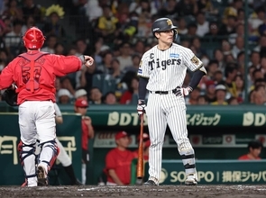【阪神】坂本誠志郎、１０試合連続無安打…同点の２回２死で見逃し三振　９月の打率０割０分０厘