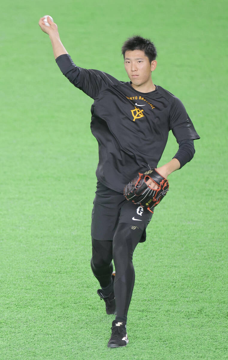 【巨人】先発は戸郷翔征で大城卓三とのバッテリー　前回猛打賞・平山功太は「１番・中堅」　ヤクルト戦のスタメン