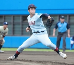 【大学野球】近大・宮原廉が１５３キロマークし代表入りアピール　日本ハム・山田スカウト顧問「真っすぐに魅力」…大学日本代表選考合宿