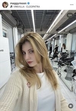 「金メダル級の美しさ」３３歳モデル・マギー、アプデしたブロンドにファン「超絶最高に可愛い」「後ろ姿も、美しい」