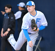 【日本ハム】６年ぶり復帰の有原航平が初ブルペン　新庄監督の視察に「ブルペンに来ていただけてうれしい」