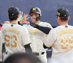 【阪神】森下翔太が２号ソロ　４点差の６回２死、低い弾道で左翼スタンドへ