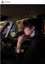 妊娠発表・冨永愛のイケメン長男、ドライブでイルミ堪能「助手席羨ましい」「付き合ってた記憶ある」と惚れ惚れ