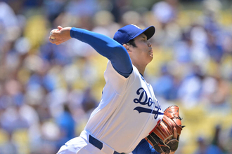 大谷翔平、６回７安打４失点も７勝目の権利＆先発時初の代打出場で騒然　左膝炎症から復帰登板…右手中指出血でドジャース移籍後最悪１イニング４失点　規定投球回届かず防御率１・４７