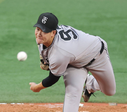 【巨人】ベイキラー井上温大が５回に２失点　自身の連続無失点記録は２４回１／３でストップ