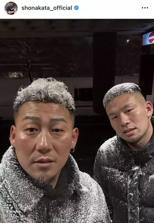 中田翔さん「雪の影響で帰れない。。。」ファンミ大盛況も北海道から帰れず　雪まみれで「だるい。。」