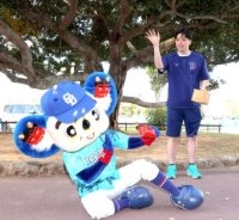 【中日】ドラフト１位・中西聖輝が恒例の豆まき体験で“全力投球”…振り払いたい災いは「無駄な脂肪」