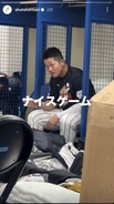 大谷翔平、試合終了１２分後にインスタグラム更新で「ナイスゲーム」　牧秀悟イジリか　自身は試合中に球場を離れる