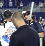 「大谷翔平が準々決勝前にヌートバーが見守る中でフリー打撃　最長１４０メートル！　昨季までと異なる新調整法でベネズエラ撃破へ」の画像1