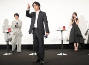 中村倫也、舞台あいさつ中のクイズに見事“０文字解答”も反省「もうちょっとみんな、遊びたかっただろうな」
