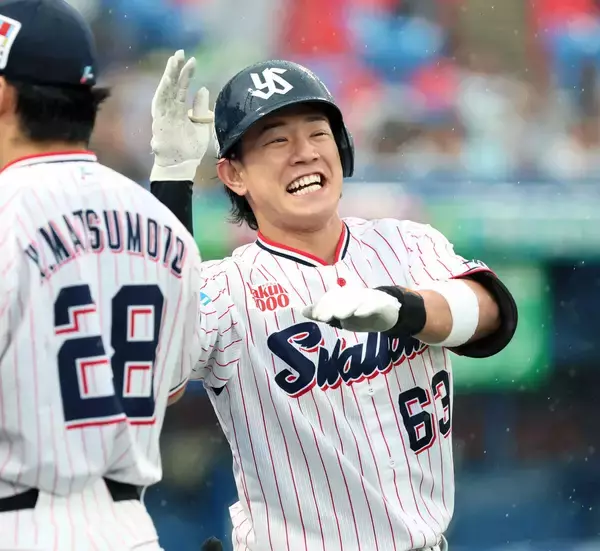 【ヤクルト】雨中の一戦で増田珠が勝ち越しの５号ソロ「早めに勝ち越せてよかった」