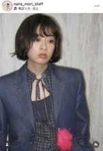 森七菜、雰囲気ガラリのジャケットコーデ「かっこいいな」「天才！天才！天才！」…単独初主演映画「炎上」舞台挨拶