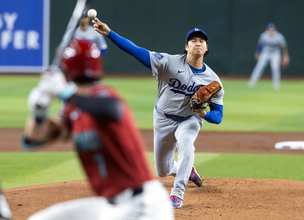 大谷翔平「ブルペンからよかった」前回５四死球から完璧修正　「リスクを抑えながら」６回０封　４連勝で６勝目＆防御率０・７４