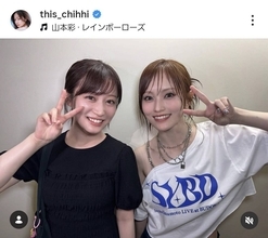 川上千尋が「パワーをもらいました」　山本彩と２ショット披露に「美しすぎます」「タイガース女神姉妹」