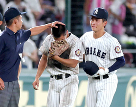 【甲子園】左手骨折の有明・工修哉　盟友に感謝「ライバルでもあるし、目標でもあった」ダブルエース斉藤遼汰郎と快進撃支える