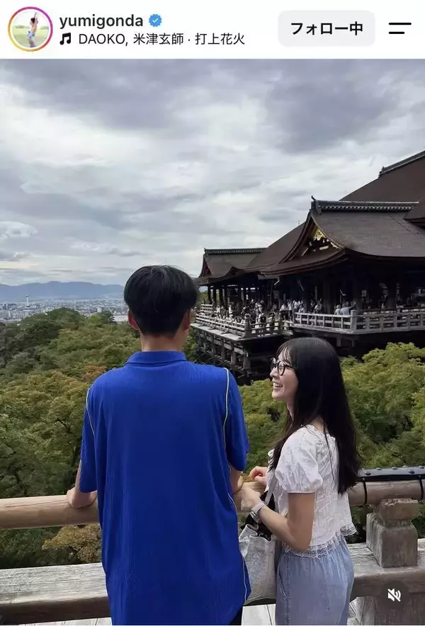 元Ｗ杯日本代表正ＧＫ　中１息子が「パパより大きい！」１８７センチ父譲り長身「たくましい背中」元モデルの権田裕美さん
