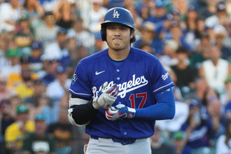 大谷翔平、７回は空振り三振　登板延期で“打者専念”もここまで４打席ノーヒット
