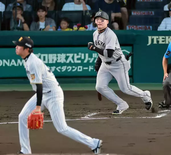 【巨人】「Ｇキラーのキラー」丸佳浩が阪神・才木から二塁打　１か月ぶり先発起用に応える