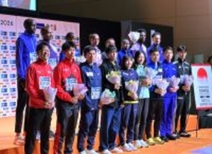 一般参加の橋本が１０Ｋを２９分２秒でトップ通過　大迫傑、鈴木健吾、太田蒼生、工藤慎作らは２９分４０秒　東京マラソン